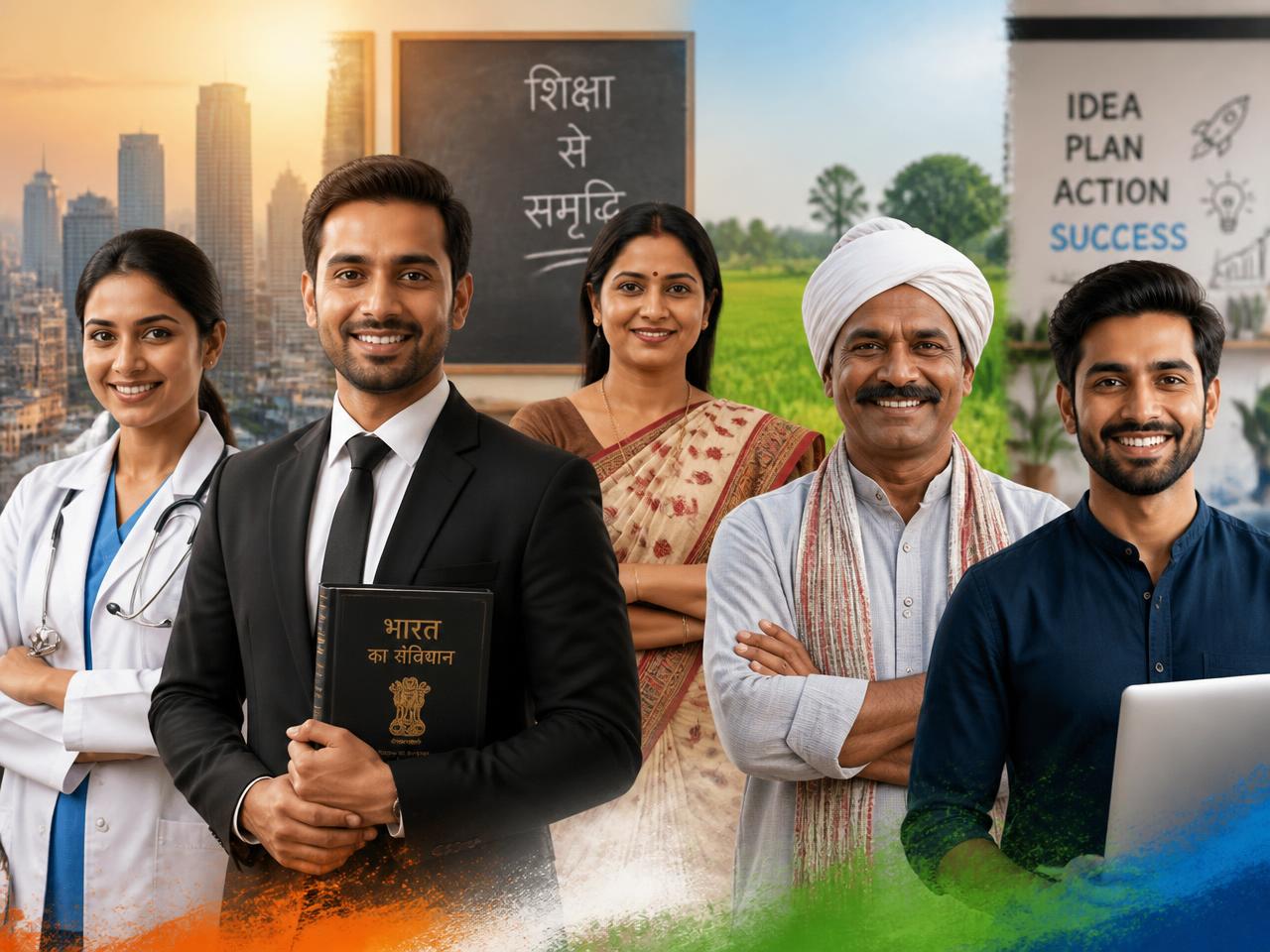 Doctors, lawyers, teachers, farmers and entrepreneurs of the Victory Connect India community